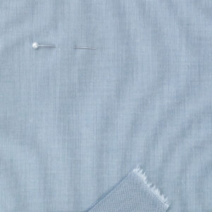 Sea Blue chambray, økologisk bomuld.