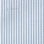 Sea Blue-hvid stribe, økologisk bomuld