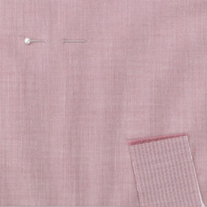 Rosa chambray, økologisk bomuld