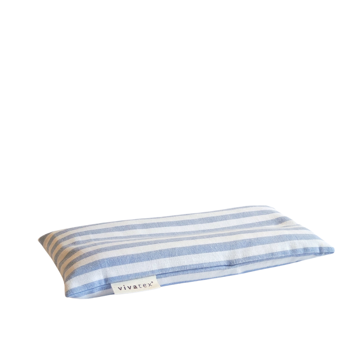 Stribe7 Sea Blue øjenpude, 1200x1200, hvid bg Sea Blue stribe7, økologisk øjenpude